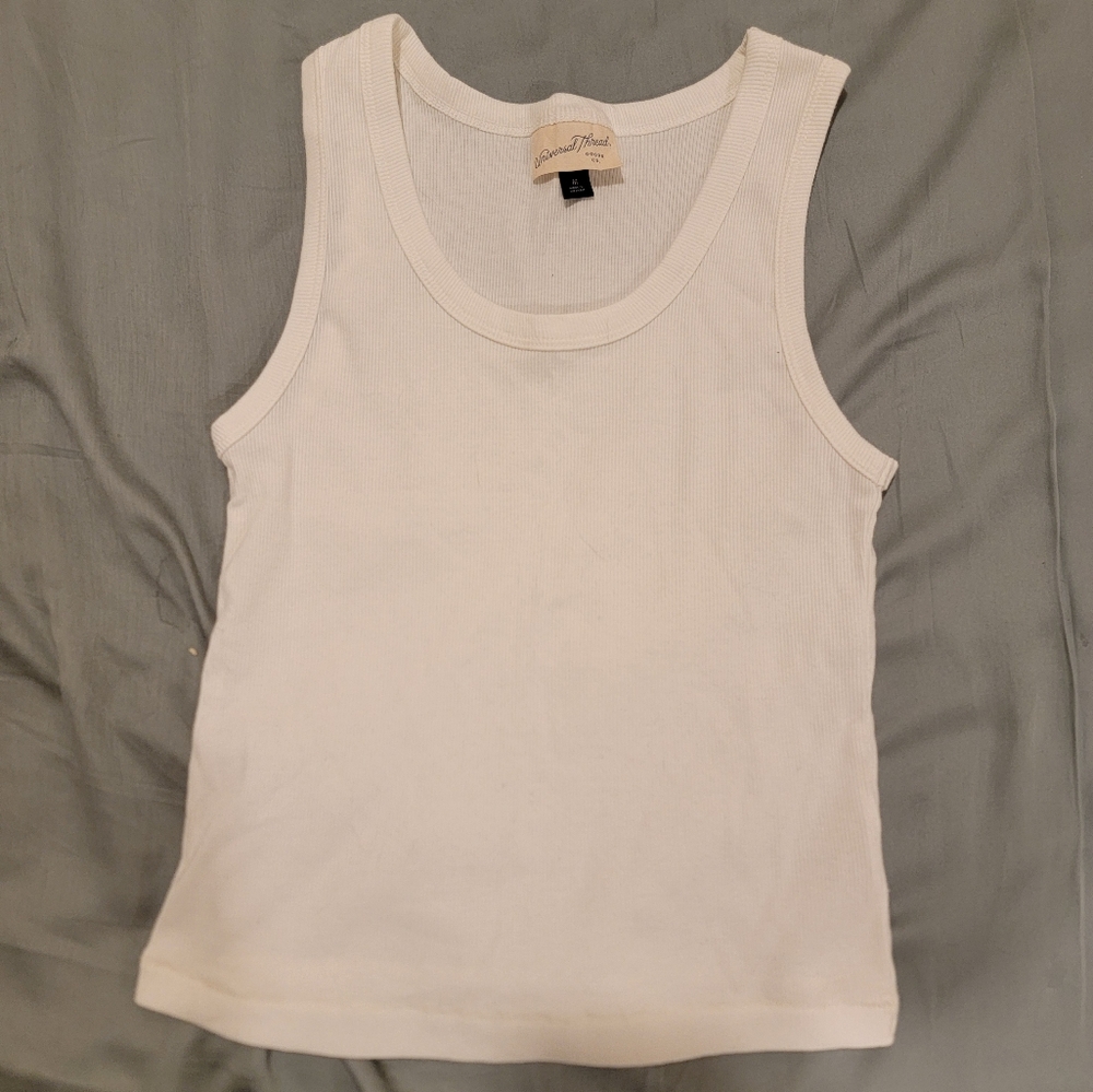 White tank top